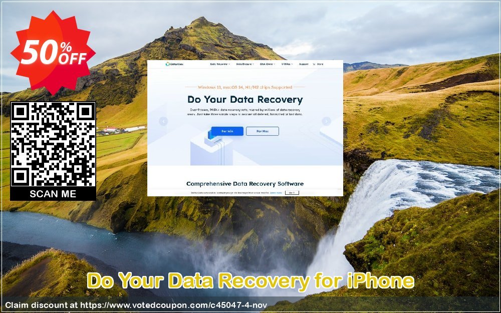 Get 50% OFF Do Your Data Recovery for iPhone Coupon