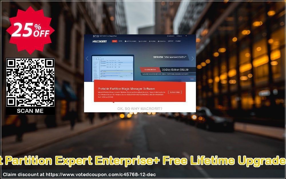 MACrorit Partition Expert Enterprise+ Free Lifetime Upgrade Service Coupon, discount Insights in Technology. Promotion: Half Discount All Products