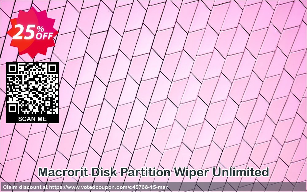 MACrorit Disk Partition Wiper Unlimited Coupon Code May 2024, 25% OFF - VotedCoupon