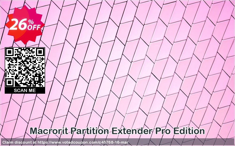 MACrorit Partition Extender Pro Edition Coupon Code Apr 2024, 26% OFF - VotedCoupon