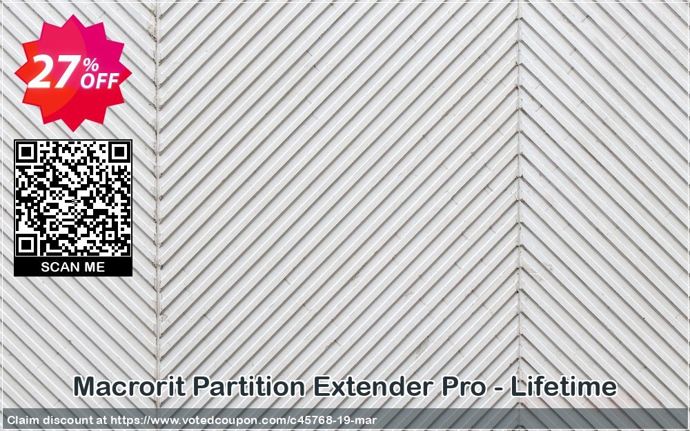 MACrorit Partition Extender Pro - Lifetime Coupon, discount Insights in Technology. Promotion: Half Discount All Products