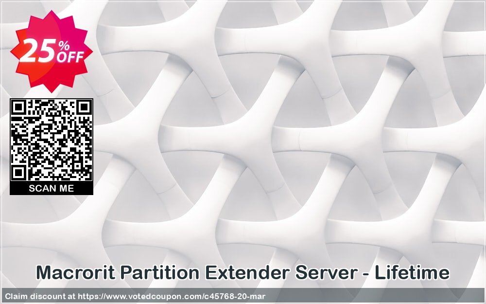 MACrorit Partition Extender Server - Lifetime Coupon, discount Insights in Technology. Promotion: Half Discount All Products