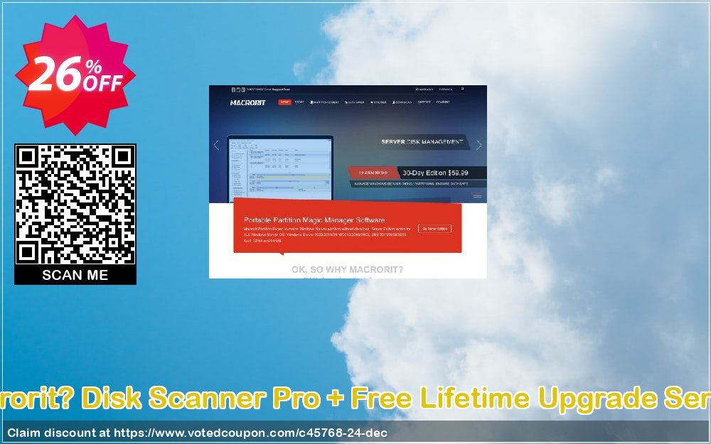 MACrorit? Disk Scanner Pro + Free Lifetime Upgrade Service Coupon, discount Insights in Technology. Promotion: Half Discount All Products