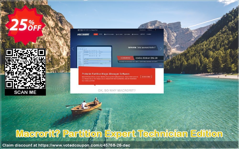 MACrorit? Partition Expert Technician Edition Coupon, discount Insights in Technology. Promotion: Half Discount All Products