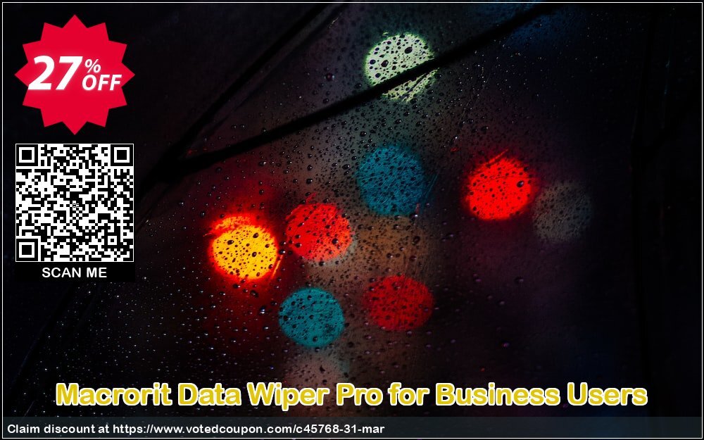 MACrorit Data Wiper Pro for Business Users Coupon, discount Insights in Technology. Promotion: All Program 25% off