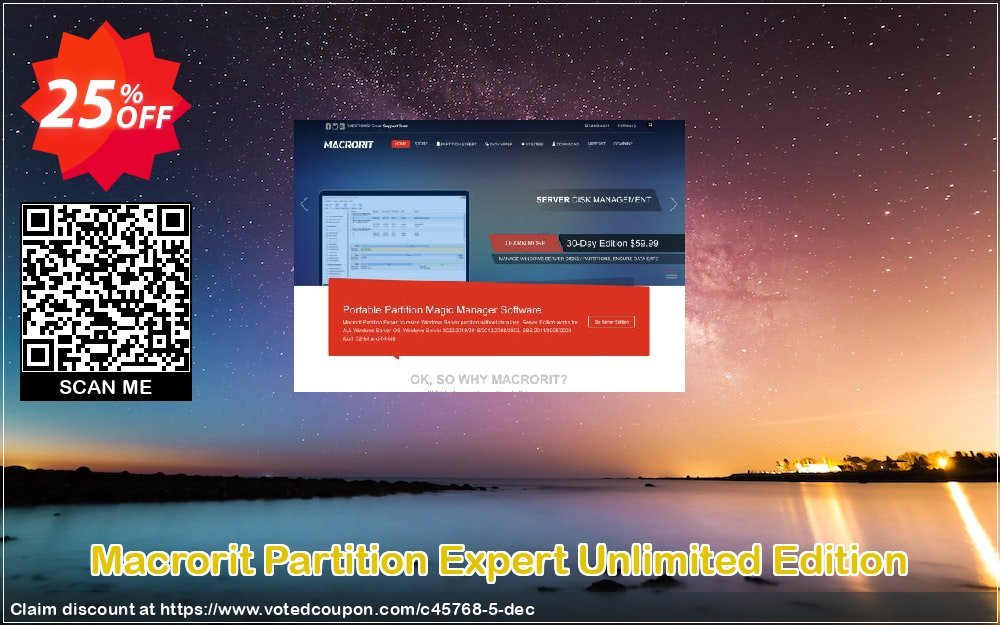 MACrorit Partition Expert Unlimited Edition Coupon, discount Insights in Technology. Promotion: Half Discount All Products