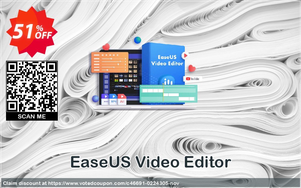 EaseUS Video Editor Coupon Code Oct 2023, 51% OFF - VotedCoupon