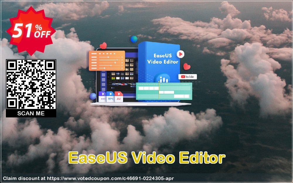 EaseUS Video Editor Coupon Code Apr 2024, 51% OFF - VotedCoupon