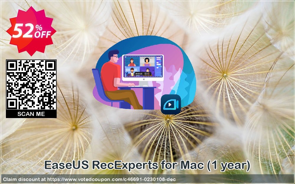 EaseUS RecExperts for MAC, Yearly  Coupon Code Oct 2023, 52% OFF - VotedCoupon