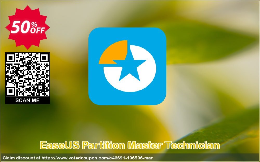 EaseUS Partition Master Technician Coupon Code May 2024, 50% OFF - VotedCoupon