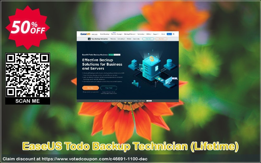 EaseUS Todo Backup Technician, Lifetime  Coupon Code Jun 2024, 50% OFF - VotedCoupon