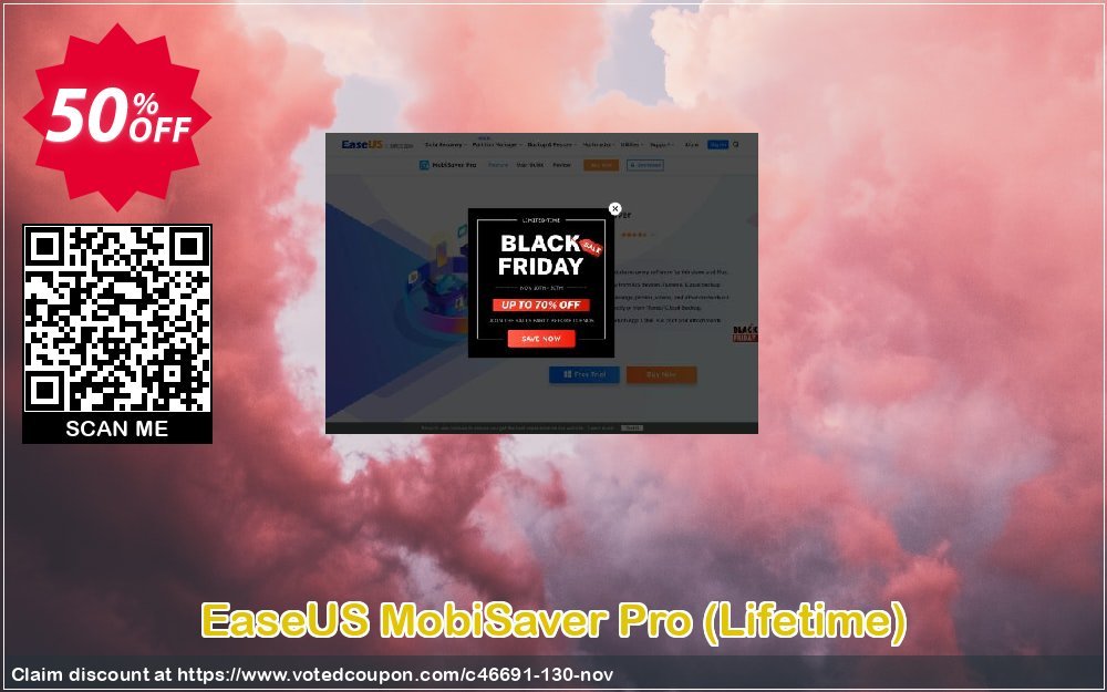 Get 58% OFF EaseUS MobiSaver Pro, Lifetime Coupon