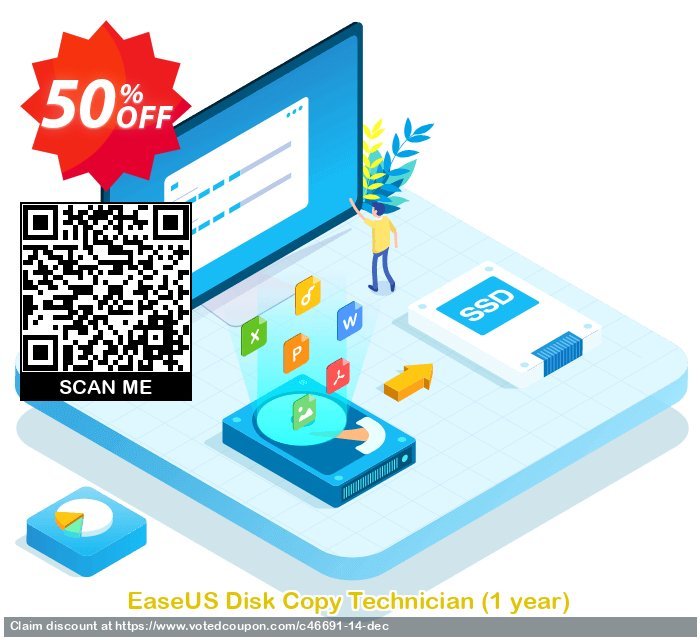 EaseUS Disk Copy Technician, Yearly  Coupon Code Oct 2023, 50% OFF - VotedCoupon