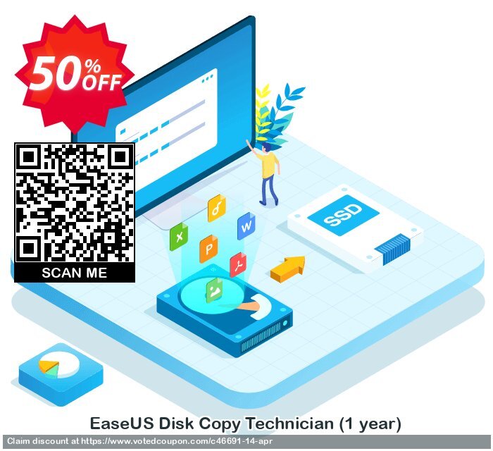 EaseUS Disk Copy Technician, Yearly  voted-on promotion codes