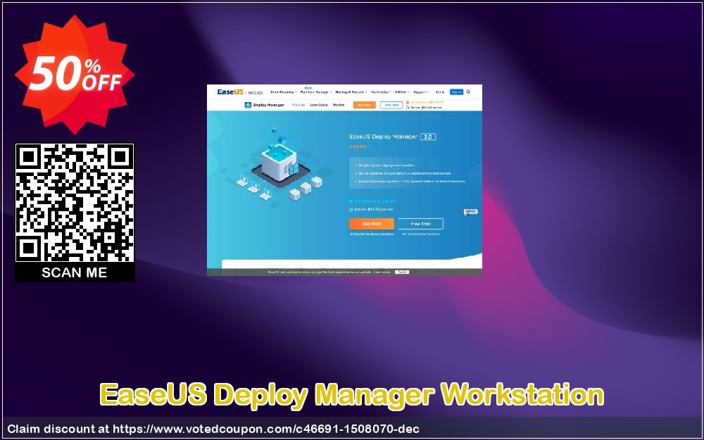 EaseUS Deploy Manager Workstation Coupon Code Oct 2023, 50% OFF - VotedCoupon