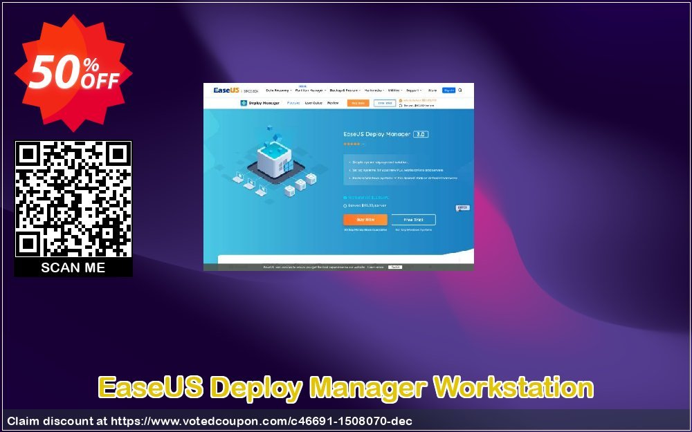 EaseUS Deploy Manager Workstation Coupon Code Apr 2024, 50% OFF - VotedCoupon