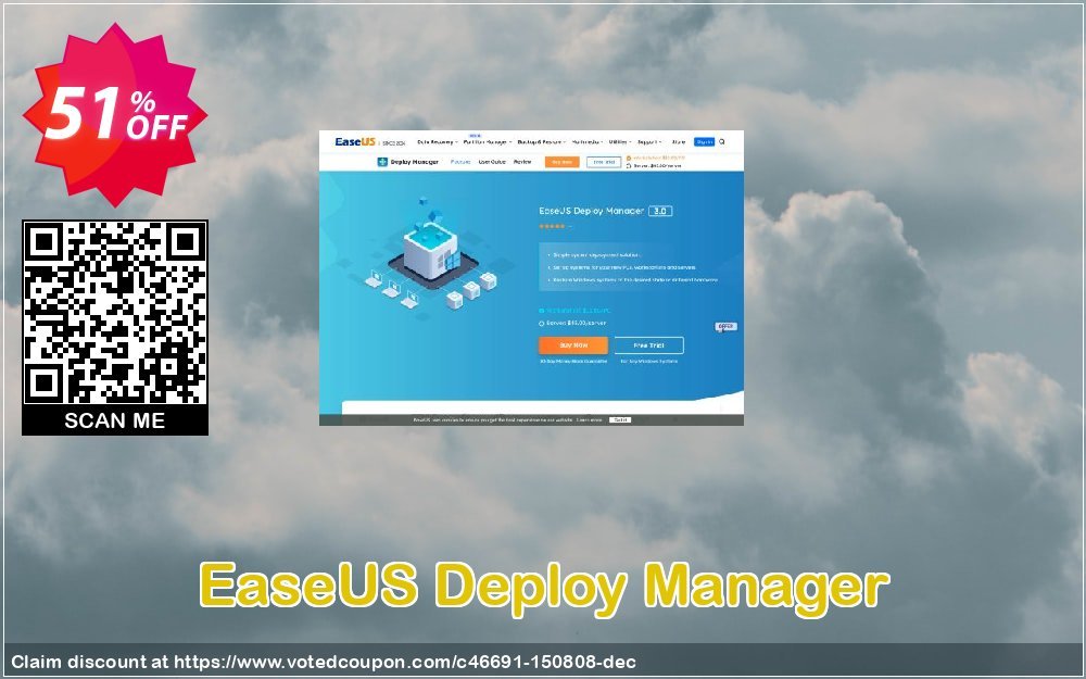 EaseUS Deploy Manager Coupon Code Oct 2023, 51% OFF - VotedCoupon