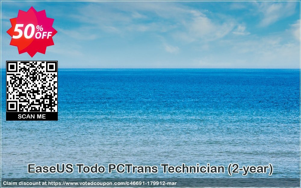 EaseUS Todo PCTrans Technician, 2-year  Coupon, discount World Backup Day Celebration. Promotion: Wonderful promotions code of EaseUS Todo PCTrans Technician (2-year), tested in January 2024