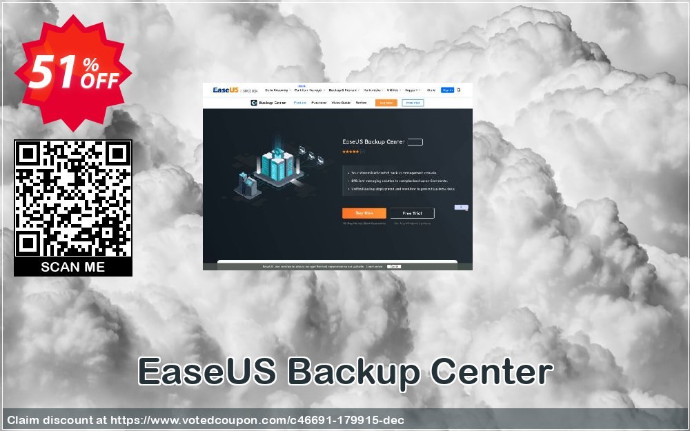 EaseUS Backup Center Coupon Code Oct 2023, 51% OFF - VotedCoupon