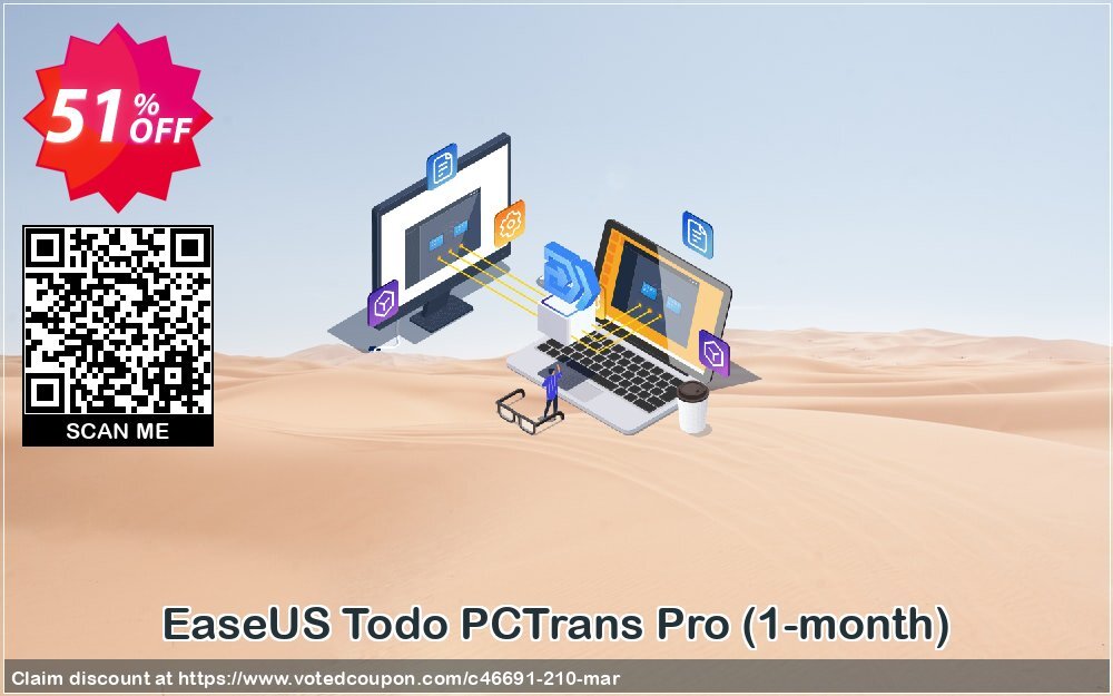 EaseUS Todo PCTrans Pro, 1-month  voted-on promotion codes