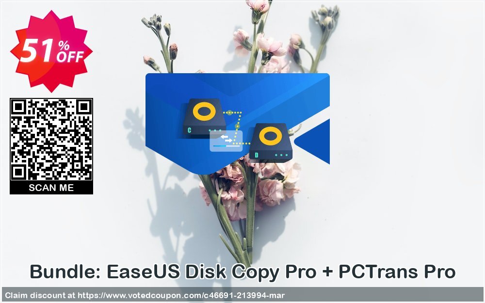 Bundle: EaseUS Disk Copy Pro + PCTrans Pro Coupon, discount World Backup Day Celebration. Promotion: Wonderful promotions code of Bundle: EaseUS Disk Copy Pro + PCTrans Pro, tested & approved