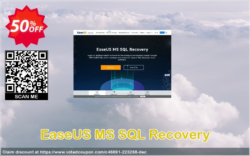 EaseUS MS SQL Recovery Coupon Code Apr 2024, 50% OFF - VotedCoupon