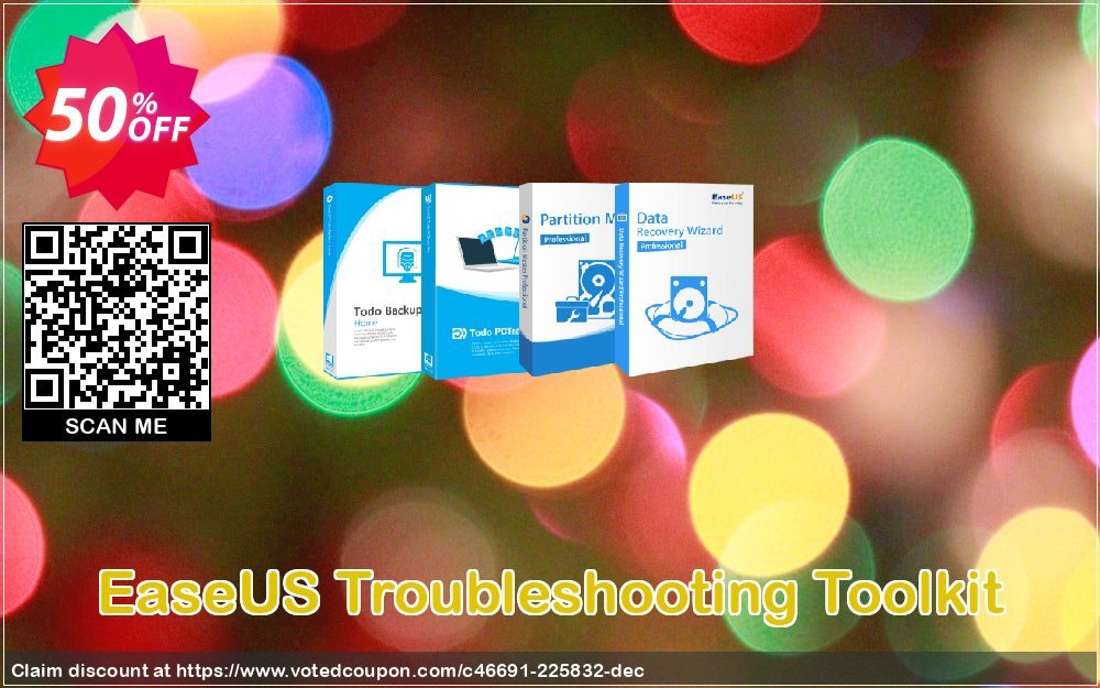 EaseUS Troubleshooting Toolkit Coupon Code Apr 2024, 50% OFF - VotedCoupon