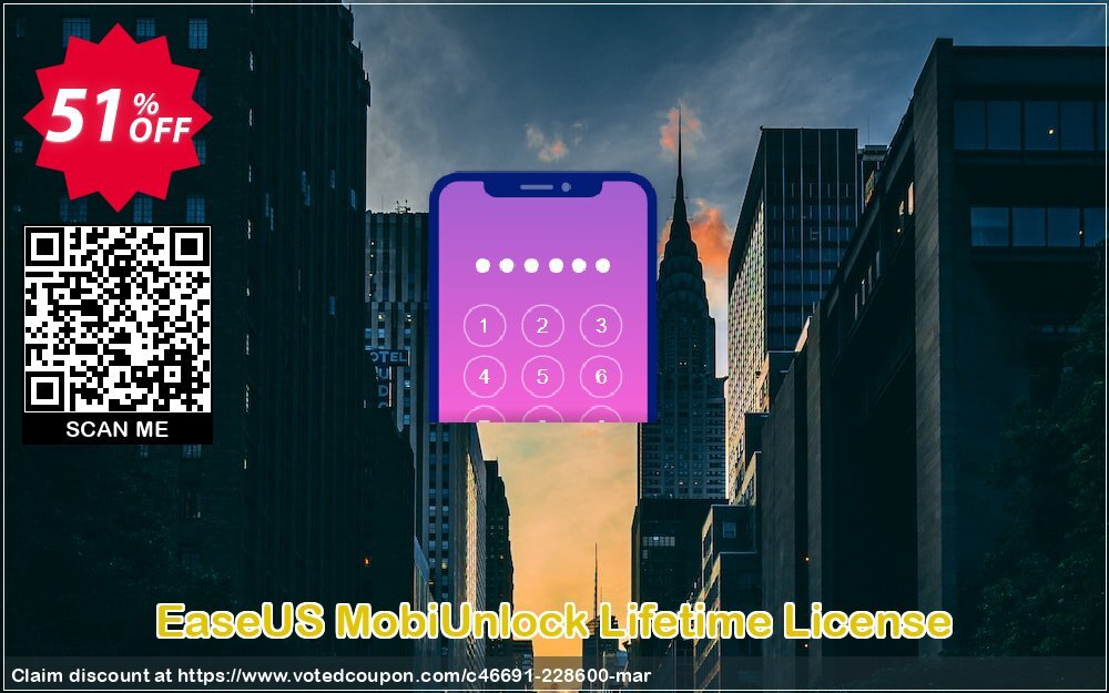 EaseUS MobiUnlock Lifetime Plan Coupon, discount World Backup Day Celebration. Promotion: Wonderful promotions code of EaseUS MobiUnlock Lifetime License, tested & approved