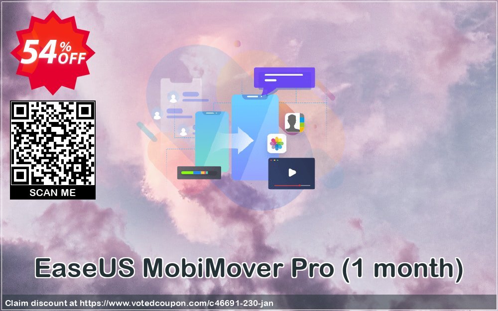 EaseUS MobiMover Pro, Monthly  Coupon Code Sep 2023, 54% OFF - VotedCoupon