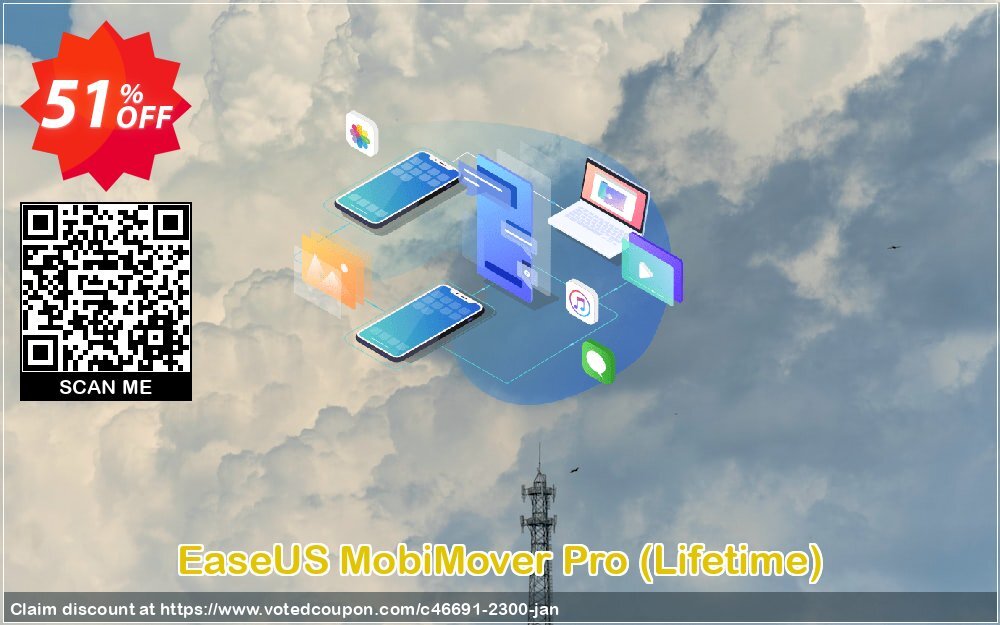 EaseUS MobiMover Pro, Lifetime  Coupon Code Oct 2023, 51% OFF - VotedCoupon