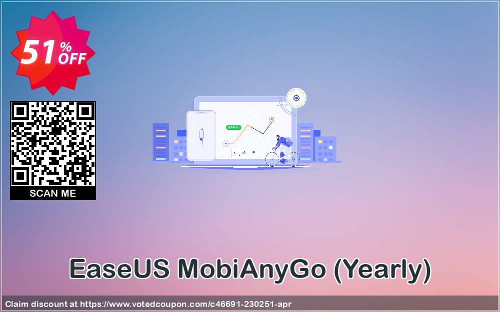 EaseUS MobiAnyGo, Yearly  Coupon Code Apr 2024, 51% OFF - VotedCoupon