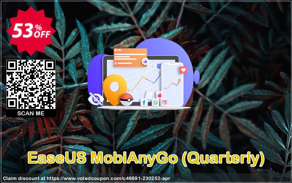 EaseUS MobiAnyGo, Quarterly  Coupon, discount World Backup Day Celebration. Promotion: Wonderful promotions code of EaseUS MobiAnyGo (Quarterly), tested & approved