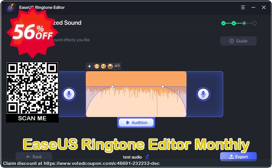 EaseUS Ringtone Editor Monthly Coupon Code Apr 2024, 56% OFF - VotedCoupon