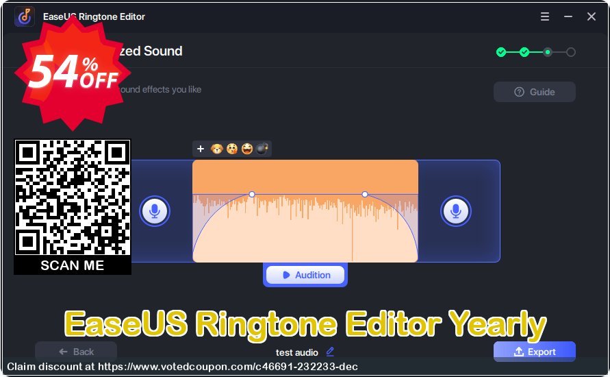 EaseUS Ringtone Editor Yearly Coupon, discount World Backup Day Celebration. Promotion: Wonderful promotions code of EaseUS Ringtone Editor, tested & approved