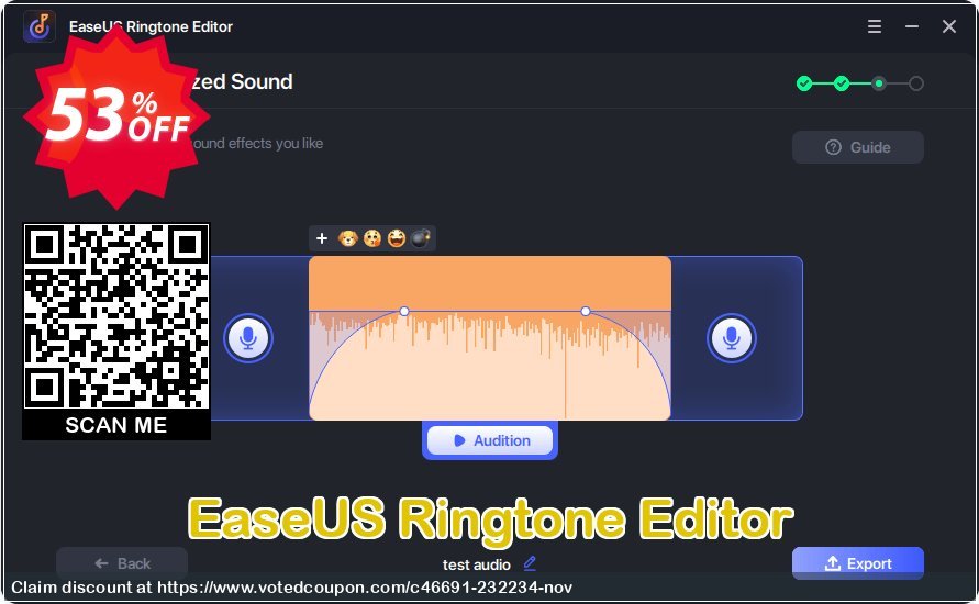 EaseUS Ringtone Editor Coupon Code Dec 2023, 53% OFF - VotedCoupon