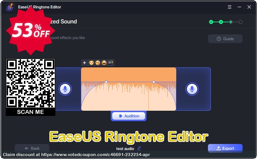 EaseUS Ringtone Editor Coupon, discount World Backup Day Celebration. Promotion: Wonderful promotions code of EaseUS Ringtone Editor, tested & approved