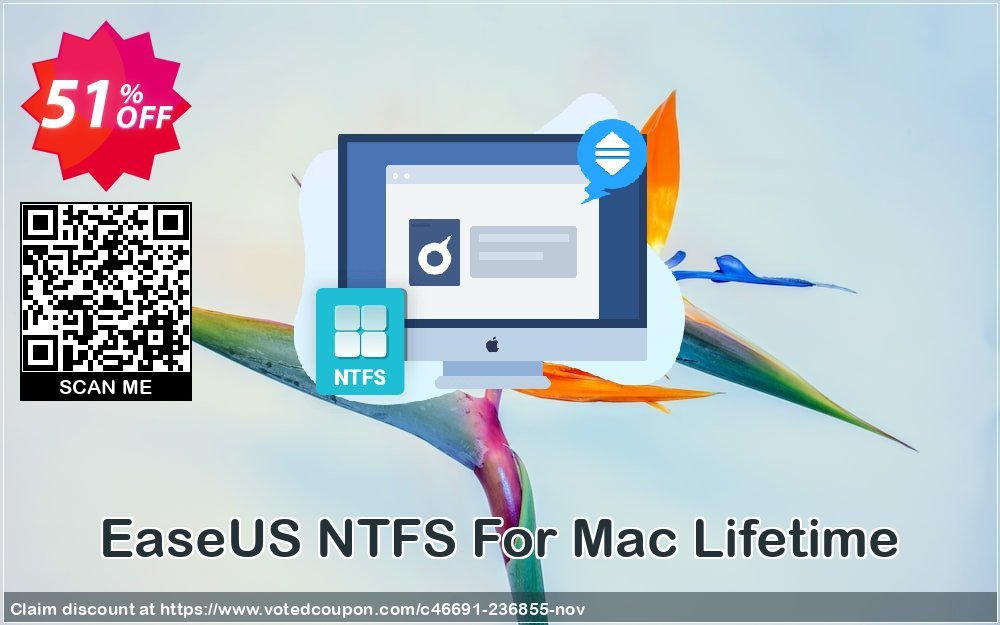 EaseUS NTFS For MAC Lifetime Coupon, discount World Backup Day Celebration. Promotion: Wonderful promotions code of EaseUS NTFS For Mac Lifetime, tested & approved
