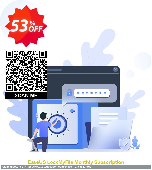 EaseUS LockMyFile Monthly Subscription Coupon Code Apr 2024, 53% OFF - VotedCoupon