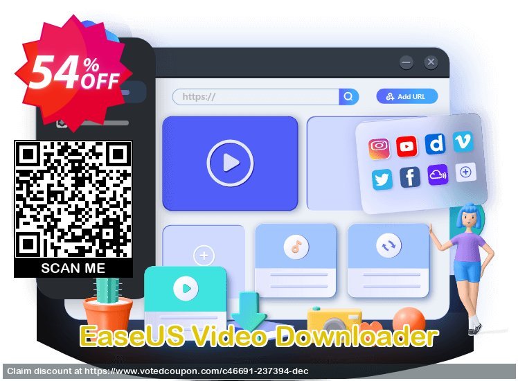 EaseUS Video Downloader Coupon Code Apr 2024, 54% OFF - VotedCoupon