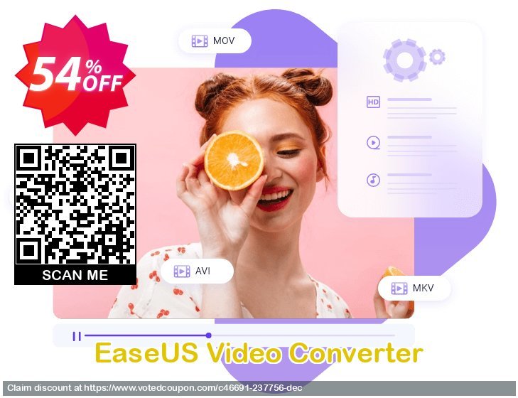 EaseUS Video Converter Coupon Code Apr 2024, 54% OFF - VotedCoupon