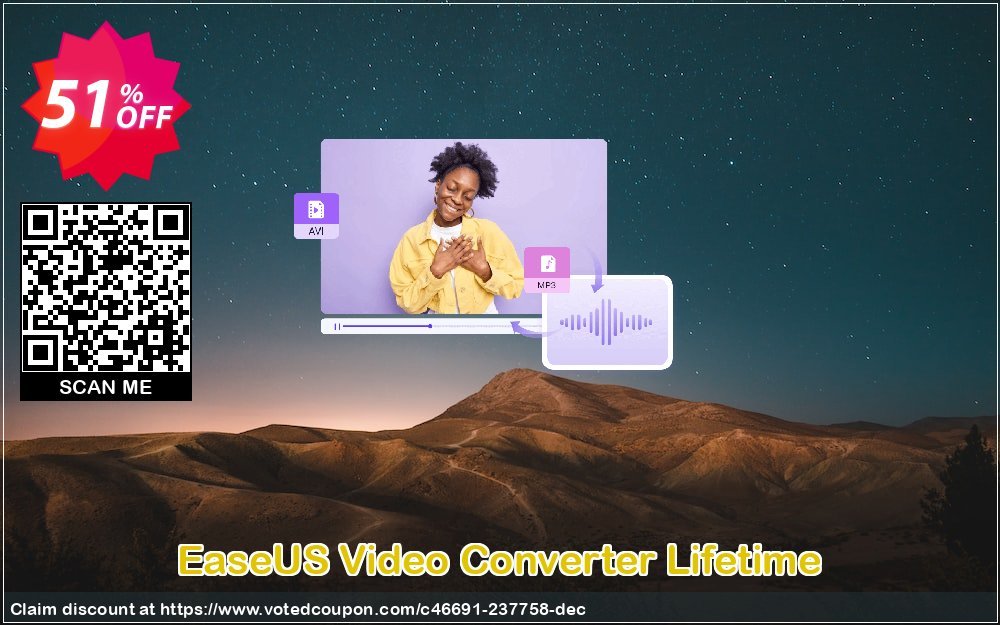 EaseUS Video Converter Lifetime Coupon Code Jun 2024, 51% OFF - VotedCoupon