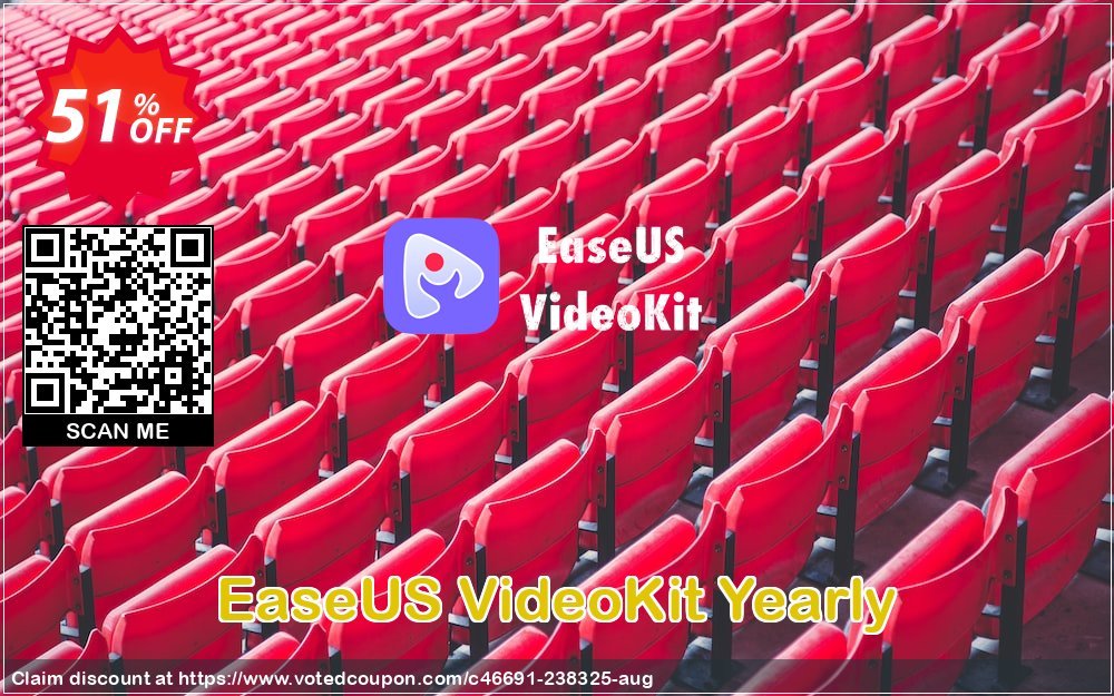 EaseUS VideoKit Yearly Coupon Code May 2024, 51% OFF - VotedCoupon