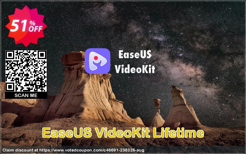 EaseUS VideoKit Lifetime Coupon Code Mar 2024, 51% OFF - VotedCoupon