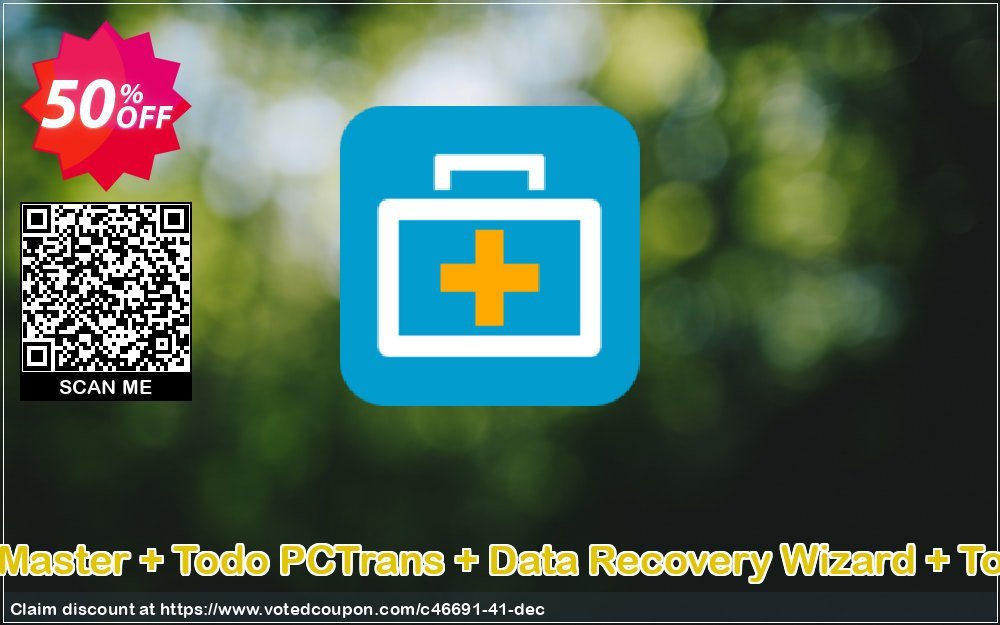 Bundle: EaseUS Partition Master + Todo PCTrans + Data Recovery Wizard + Todo Backup Home Lifetime Coupon, discount World Backup Day Celebration. Promotion: Wonderful promotions code of EaseUS Data Recovery Wizard Pro (Lifetime) with Bootable Media, tested & approved