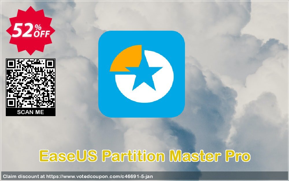 EaseUS Partition Master Pro voted-on promotion codes