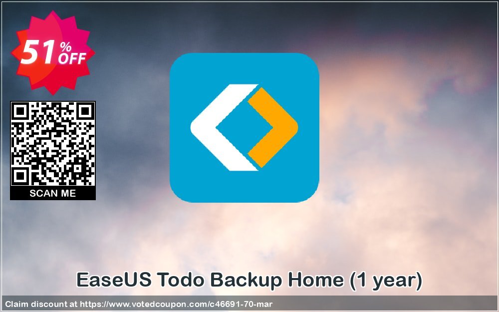 EaseUS Todo Backup Home, Yearly  Coupon, discount World Backup Day Celebration. Promotion: Wonderful promotions code of EaseUS Todo Backup Home (1 year), tested & approved