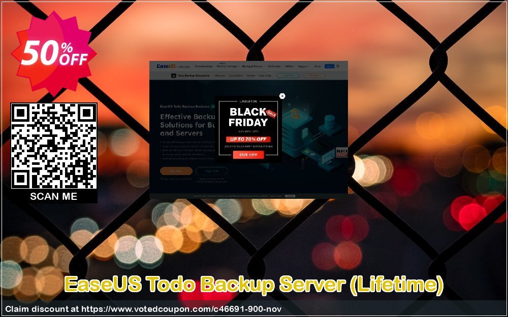 EaseUS Todo Backup Server, Lifetime  Coupon Code Sep 2023, 50% OFF - VotedCoupon