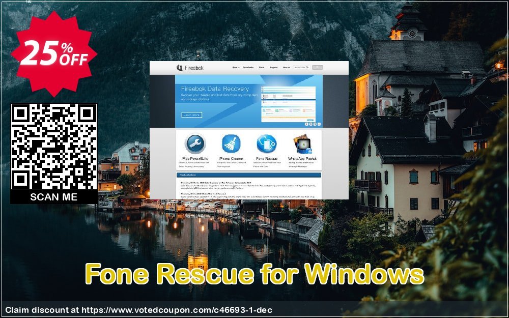 Fone Rescue for WINDOWS Coupon, discount Fireebok coupon (46693). Promotion: Fireebok discount code for promotion