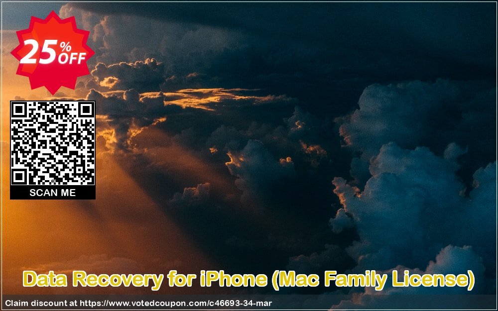 Data Recovery for iPhone, MAC Family Plan  Coupon Code May 2024, 25% OFF - VotedCoupon