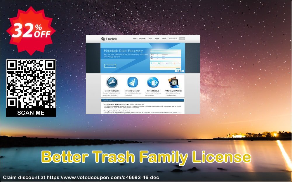 Better Trash Family Plan Coupon, discount Fireebok coupon (46693). Promotion: Fireebok discount code for promotion